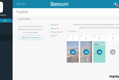 Bizness Apps, Platform Pembuatan Aplikasi Seluler